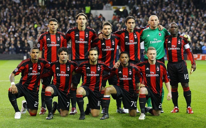 AC Milan đương kim vô địch 18 lần